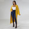 European & American Women's Sexy Long Sleeve Sweater Coat - Autumn/Winter Fashion