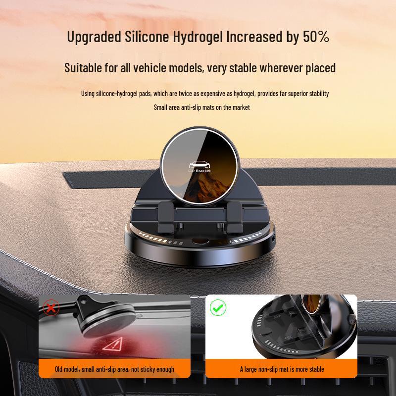 2025 Anti-Shake Wireless Car Phone Holder for Dashboard Navigation
