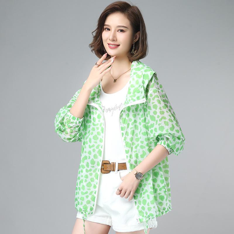 

Женская весенняя шифоновая куртка 2025 - Стильная с длинным рукавом, модная и уникальная XXL