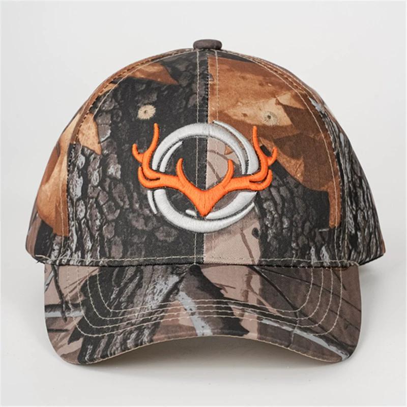 Fishing Stitching Embroidered Horn Cap Baseball Camo New Brand Latest Fresh Caps Outdoor Hunting Camouflage Jungle Hat Airsoft Tactical Hiking Hats