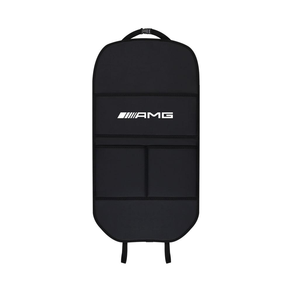 Car Seat Storage Organizer Multifunctional Leather Car Back Multi Pocket Storage Bag For Mercedes Benz AMG W204 W203 W212 W124