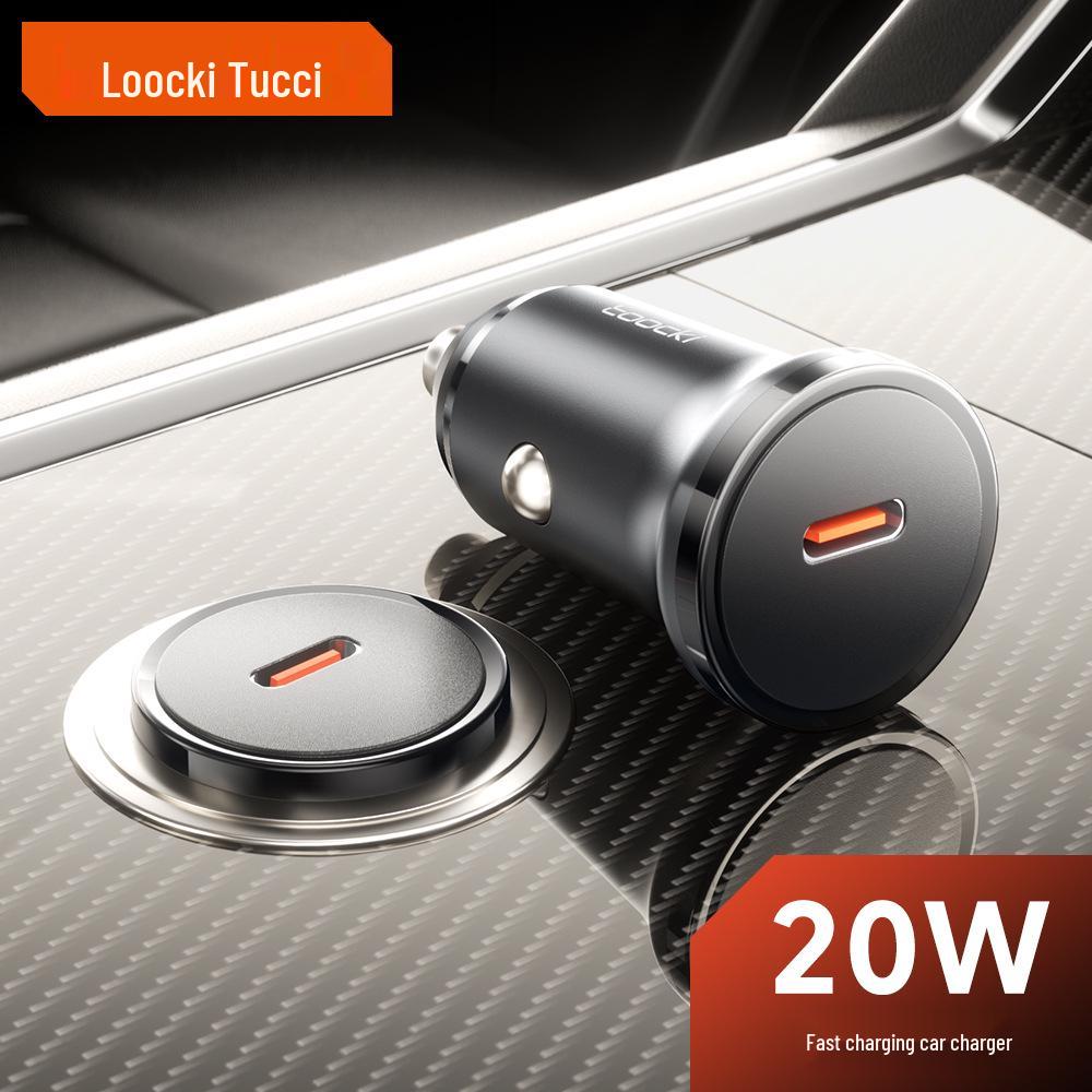 Tuqi Dual USB Car Charger 30W - Fast Charging 20W Converter for Cigarette Lighter Port