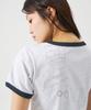 SLOWACID Washed Nomad Ringer Short Sleeve T-Shirt [Gray/Charcoal]