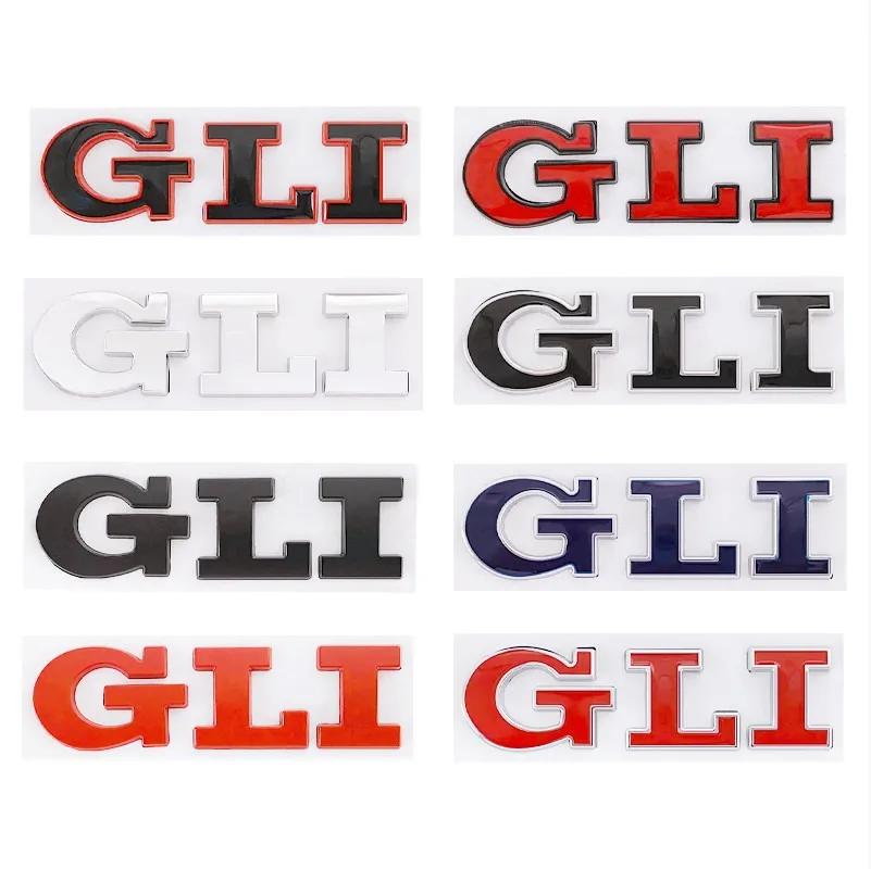 AABGJ1 3D Metal GLI Logo Car Rear Trunk Letter Badge Decal Emblem Sticker Accessories For Volkswagen Golf Bora VW Jetta MK4 MK5 MK6 MK7