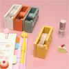 Building Block Desktop Tape Cutter Transparent Tape Holder for Office Stationery Tape Dispenser Cute Storage Box