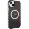 Audi Iml Big Logo Magsafe Case Iphone 15 Plus / 14 Plus 6.7 Czarny/Black Hardcase Au-Imlmip15M-Q5/D2-Bk