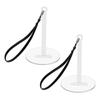 2Pcs Portable Wrist Yarn Holder with Wrist Strap for Crocheting Knitting Project Clear Yarn Dispenser With Wristband
