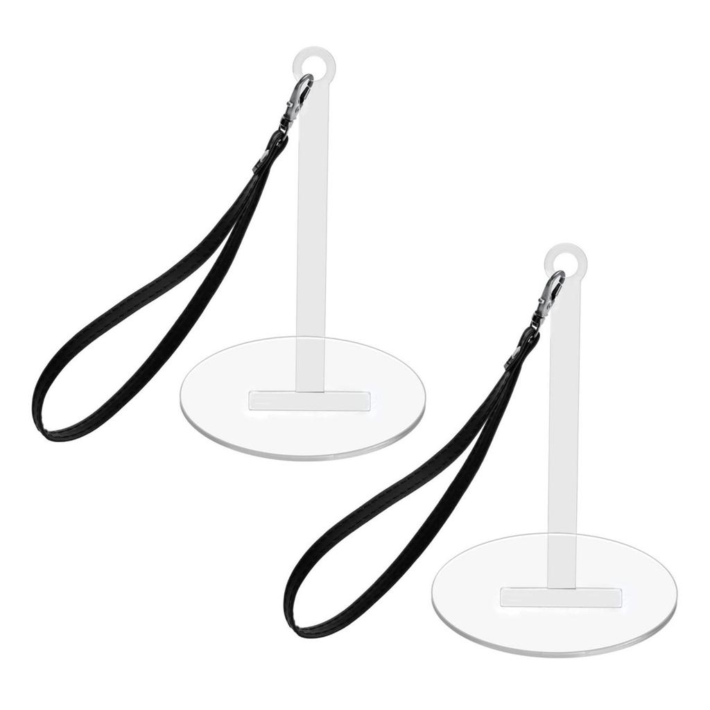 2Pcs Portable Wrist Yarn Holder with Wrist Strap for Crocheting Knitting Project Clear Yarn Dispenser With Wristband