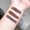 Cappuvini Dark Brown Monochrome Eyeshadow Cream Mashed Natural Smudge-Resistant Non-Drying Matte Eye Shadow Waterproof Eyeliner