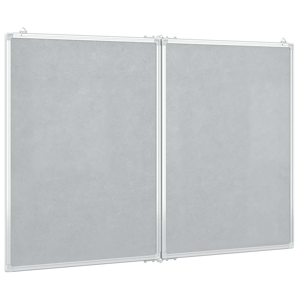 Vidaxl Magnetic Board, Foldable, 100X80X1.7 Cm, Aluminum