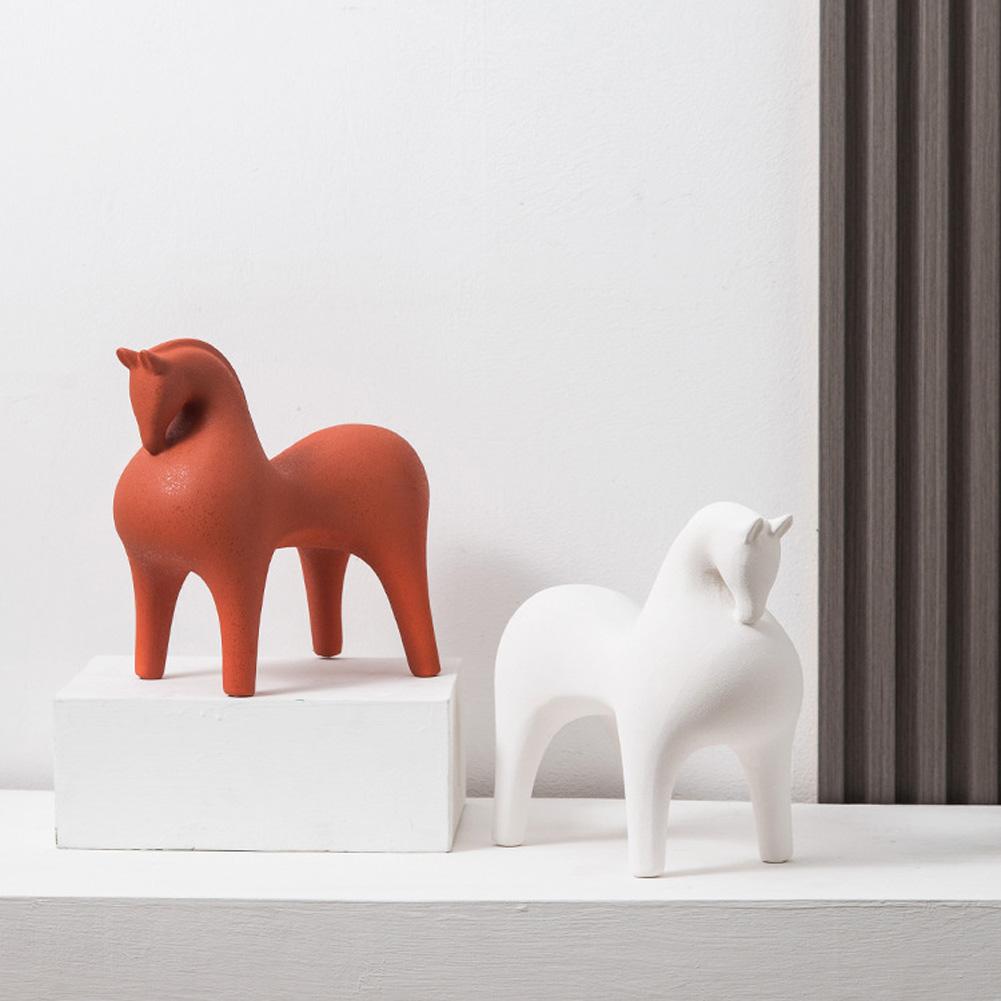 Horse Figurine Home Decor Home Office Table Top Showpiece Horse Decoration For Office Tabletop Bookshelf Decorative Objects