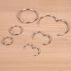 50/100Pcs O Ring Metal Binder Ring Sturdy Paper Binder Ring Loose Leaf Ring  School Office Supplies