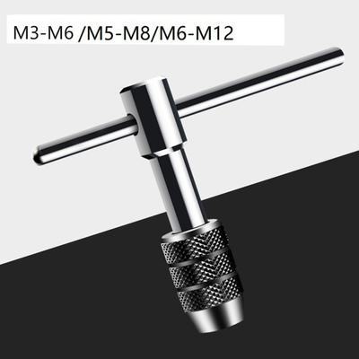Verstellbarer T-Typ Gewindebohrer Handgewindebohrerhalter Für M3-M6 M5-M8 M6-M12