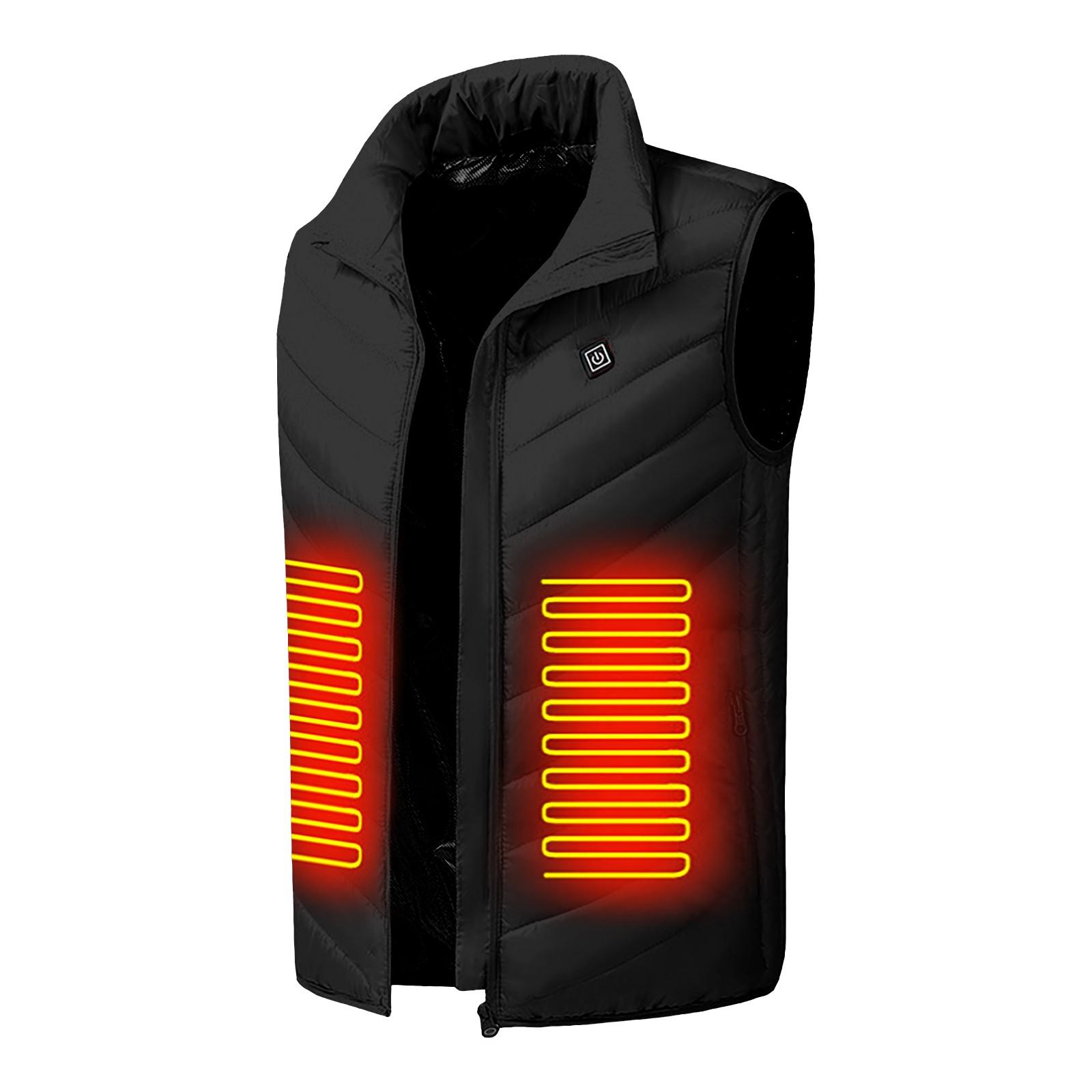 

Новий оновлений жилет з підігрівом Control11, інтелектуальне електричне пальто з постійною температурою M чорний