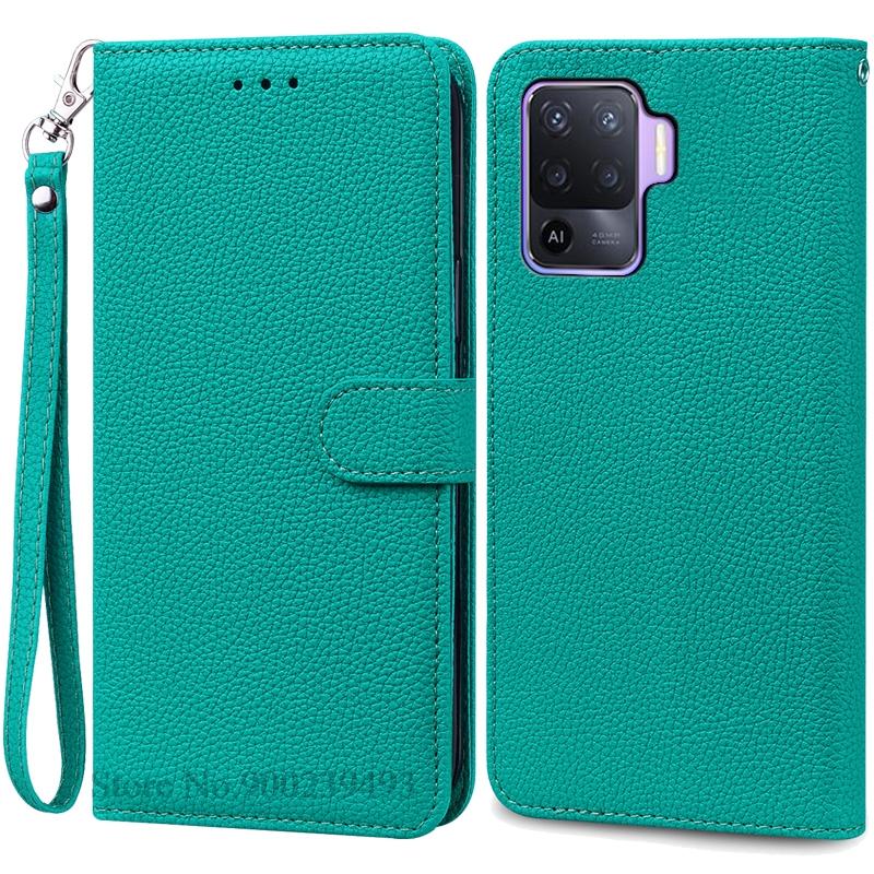 Covers For OPPO Reno 5 Lite Case Soft Silicone Wallet Leather Flip Case For OPPO Reno5 Lite Phone Case Carcasa Casing Book Cover