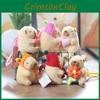 Capybara Pink Plush Keychain Toy With Watermelon Pattern Kid Doll Collectors