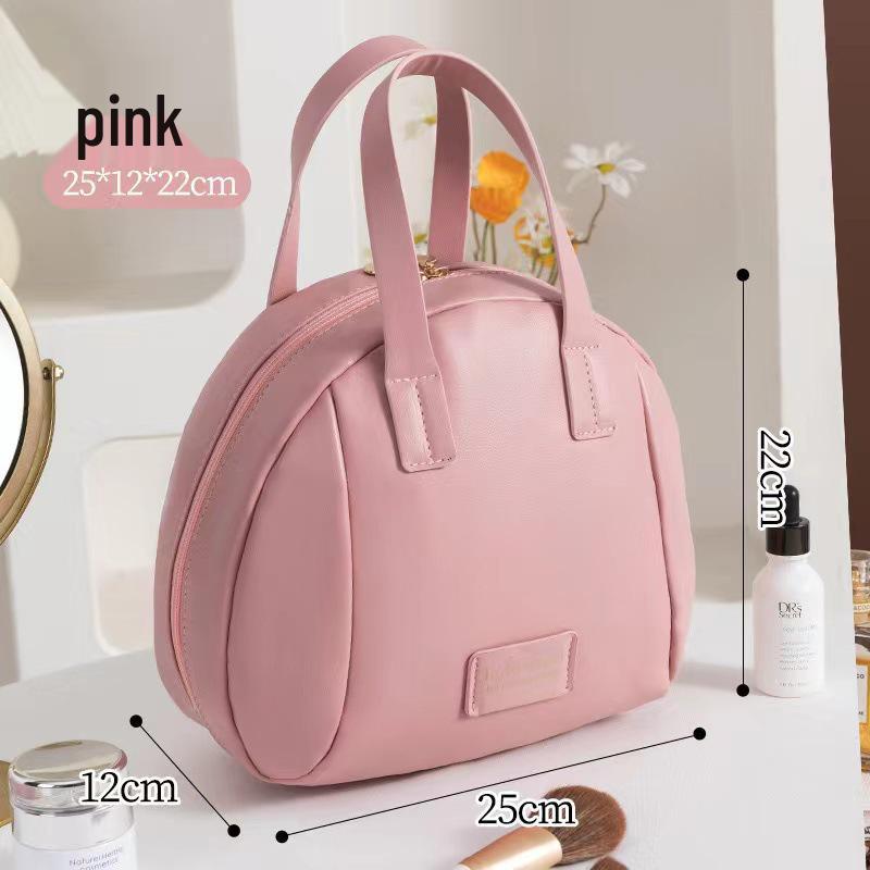 Tragbare Muschel-Kosmetik- und Toilettenartikel-Tasche - Große Kapazität für Reise- und Hautpflege-Aufbewahrung