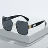 Square Sunglasses, Rimless Glasses Of The Same Style, Colorful Sunglasses Uv400.