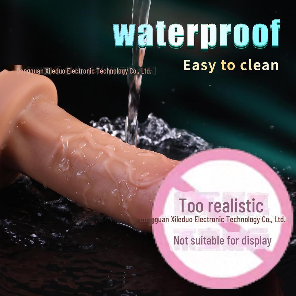 Realistic Silicone Female Masturbator - Soft Flesh Dildo for Cross-Border Pleasure.