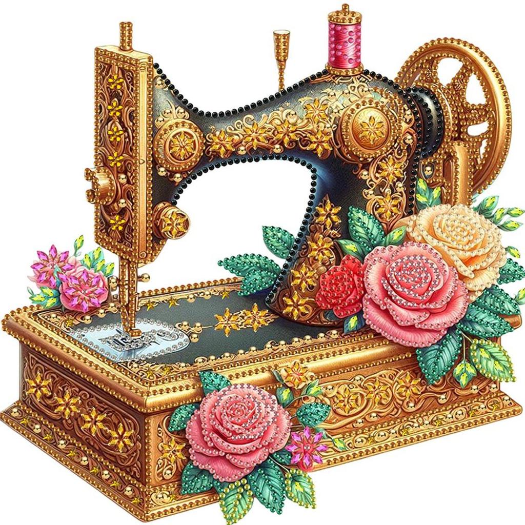 5D DIY Partial Special Shaped Drill Diamond Painting Kit Decoration 30x30cm