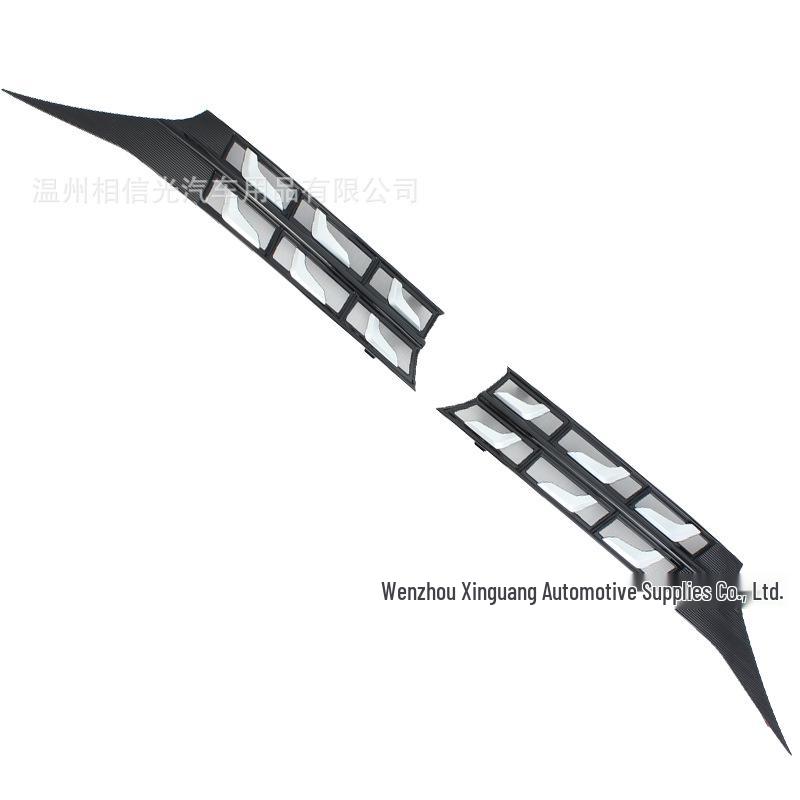Denza D9 Windshield Insect Net: Black Carbon Fiber Car Exterior Decorative Parts for 25 Models
