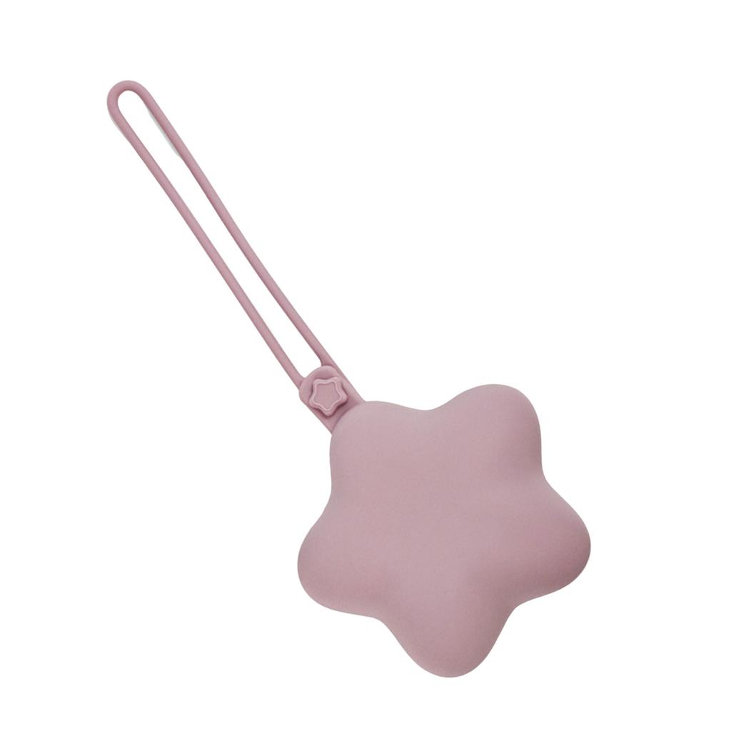 Silicone Baby Pacifier Storage Box with Hanging Rope Easy Carry for Infants Newborns Dustproof & Well Organization