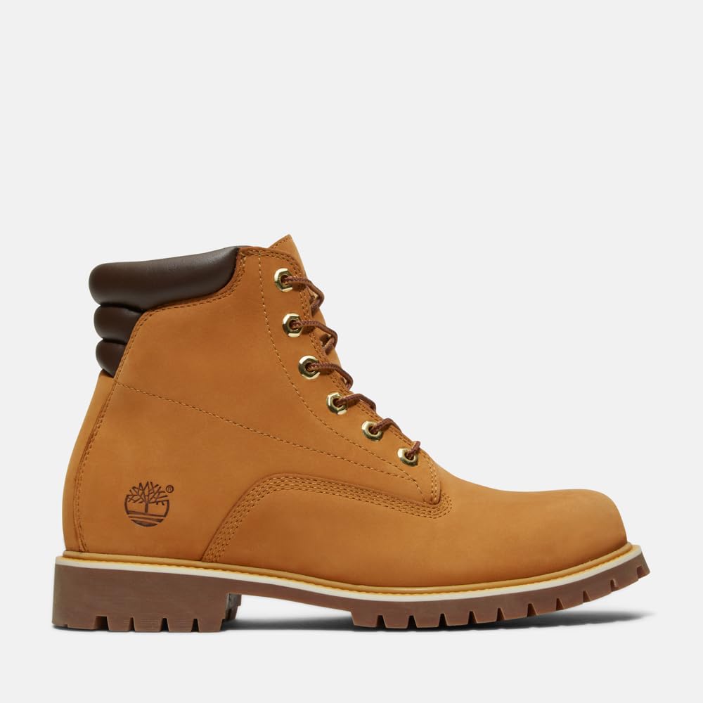 Timberland Albarn Waterproof Size 6-inch Lace-Up Boots, Men's, Wheat, 10.5/28.5cm (TB1375782311)