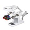 Soldering Iron Station Stand Welding Magnifying Glass Clip Clamp 3Hand Desktop Magnifier Solder  White/Black