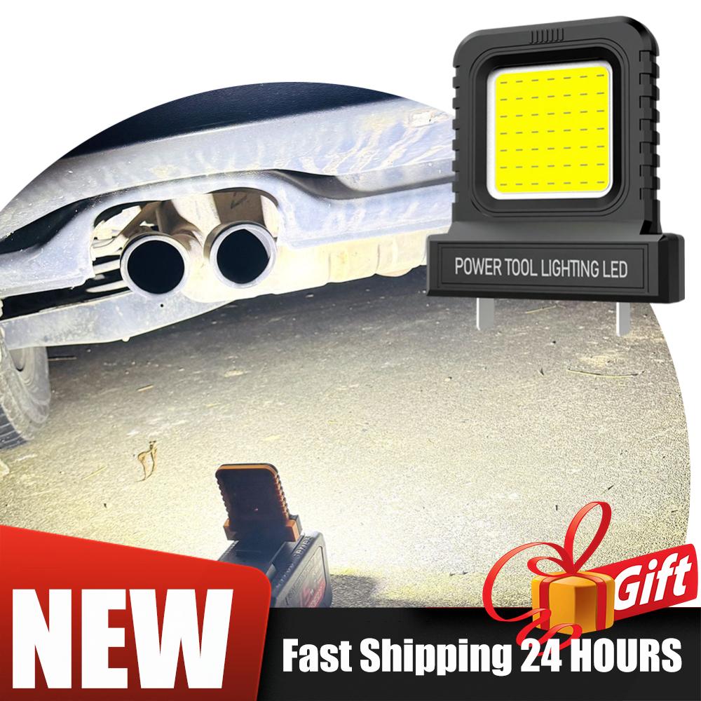 Mini Pocket Work Light with 2 Modes Lighting Long-Lasting Strong Light Super Bright Spotlight 14W for 20V-21V Li-ion Battery