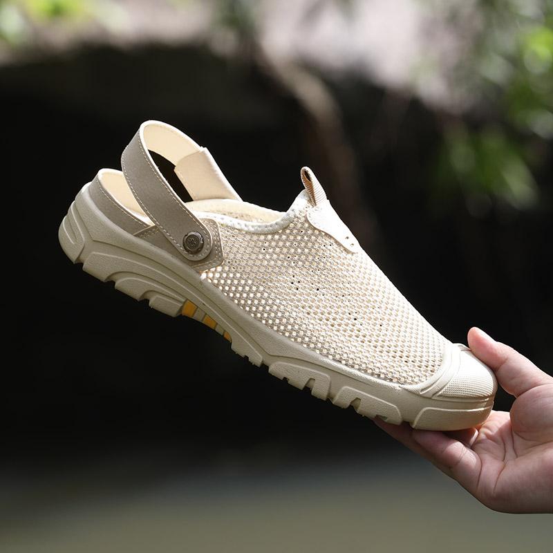 Summer Fashion Clogs Men Garden Sandals Casual Non-slip Mens Outdoor Sandals Beach Wading Shoes Sport Travel Sandals For Men