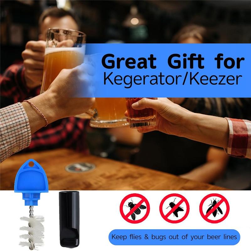 Practical-Beer Tap Plug Brush 18 Pack For Draft Beer Faucet Cap Plugs Cleaning Tap Rubber Stopper Plug Cover Beer Tap Plugs
