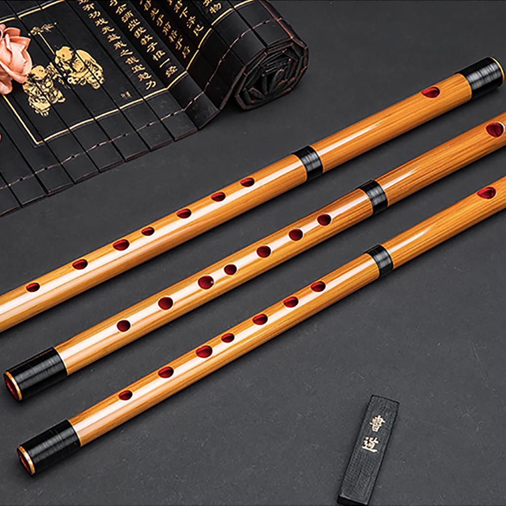 Jinchuan Bamboo Shinobue Japanese Traditional Musical Instrument for Festivals and Musical Instruments 8 Flute, (7 Holes, Pieces)