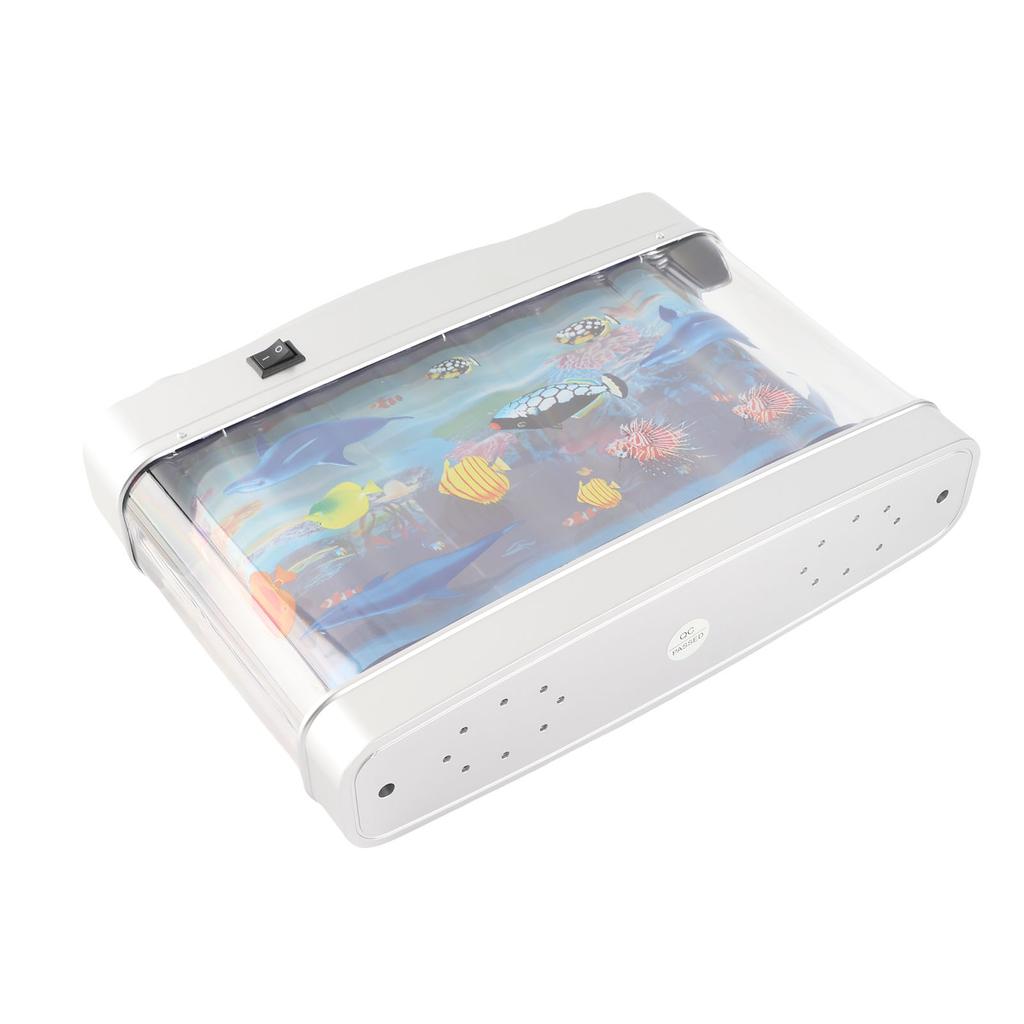 Fake Fish Tank Lamp Mini Decorative Tropical Fish Artificial Aquarium Night Light with Moving Fish for Kids Baby