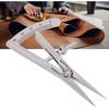 Marking Gauge, Metal Compass Multipurpose High Accuracy Adjustable for Leather Trimming Projects(Screw lock type marking gauge)