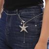 Seestern Taillenkette für Damen Verstellbare Länge Boho Gürtel Einzigartiges Sommer Strandurlaub Accessoire für Kleider Röcke