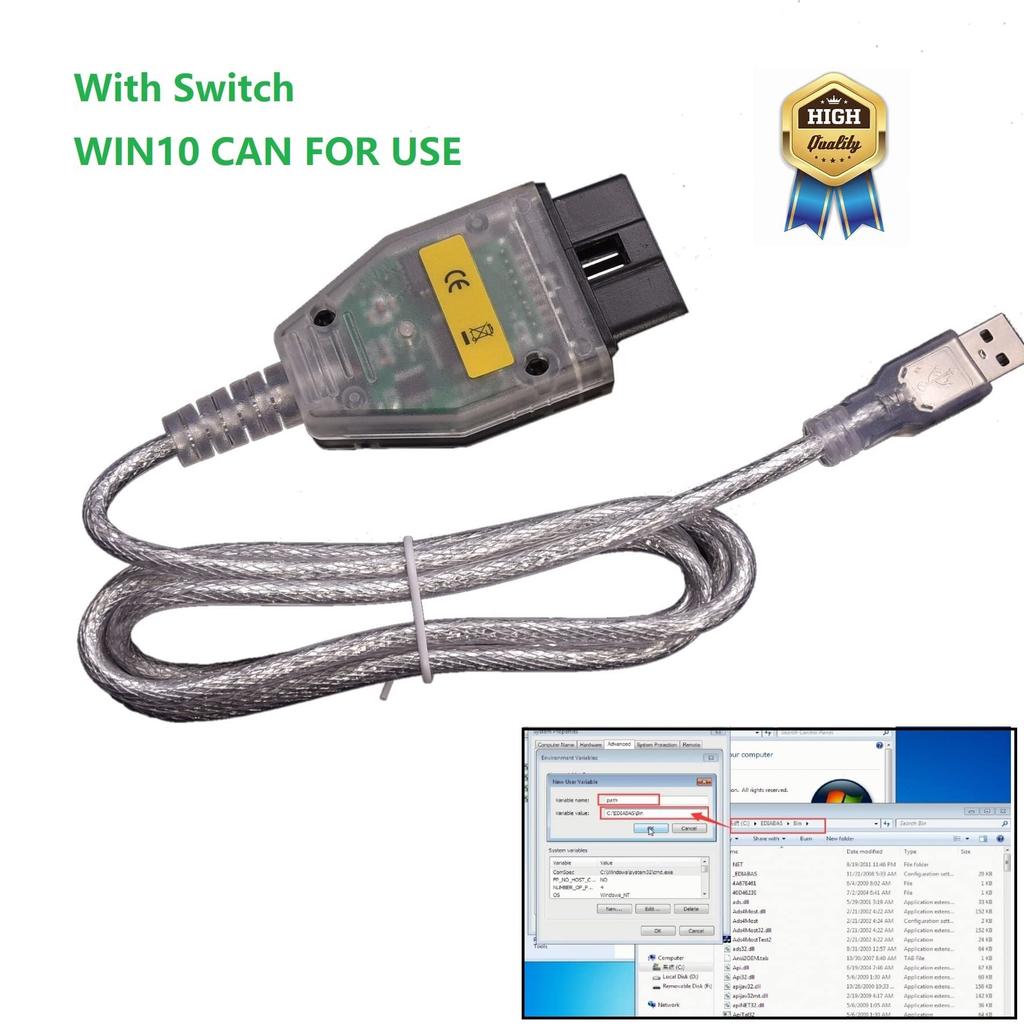 Anti-break INPA K+ Ediabas k d cable USB switch k+dcan BMW USB