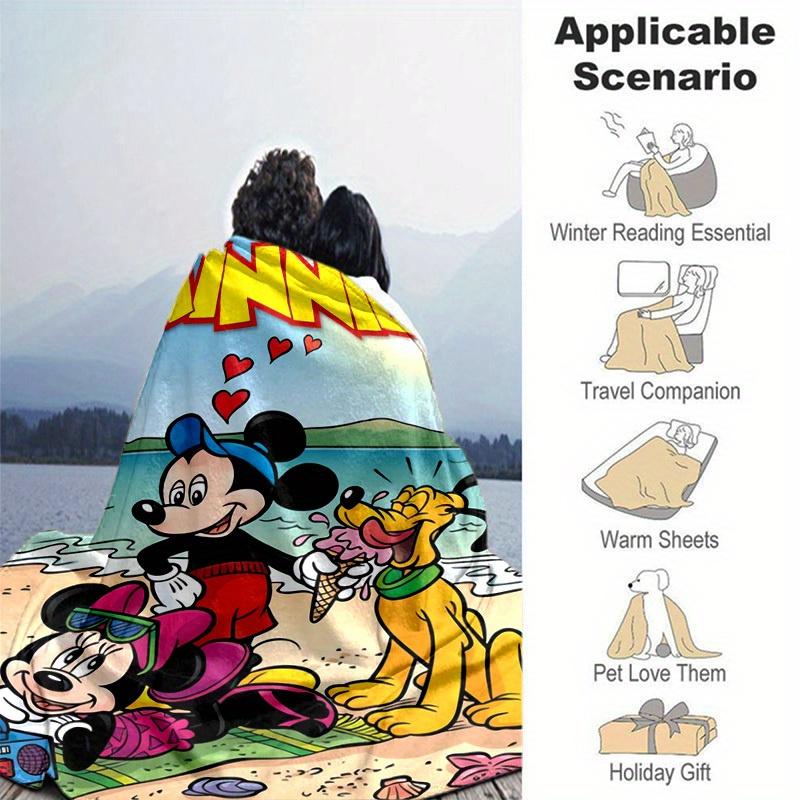 1pc Minnie Mouse Blanket Soft & Cozy Throw for Home Decor, Couch Cover, Outdoor Use, Travel