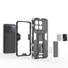 For Xiaomi Redmi K70E 5G/Poco X6 Pro 5G Kickstand Cover Dual Layer Hard PC Soft TPU Shockproof Case