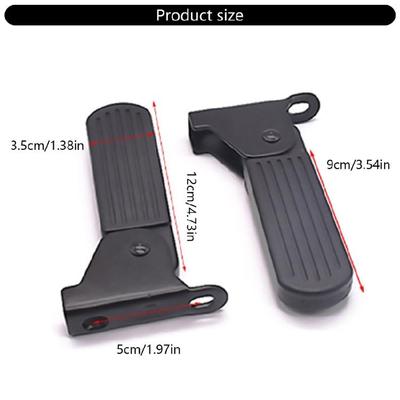 Pedali per Bici Elettriche Pedane Antiscivolo Poggiapiedi per Biciclette Pedali da Ciclismo Sedili Posteriori Biciclette Elettriche Pieghevoli Pedali Posteriori