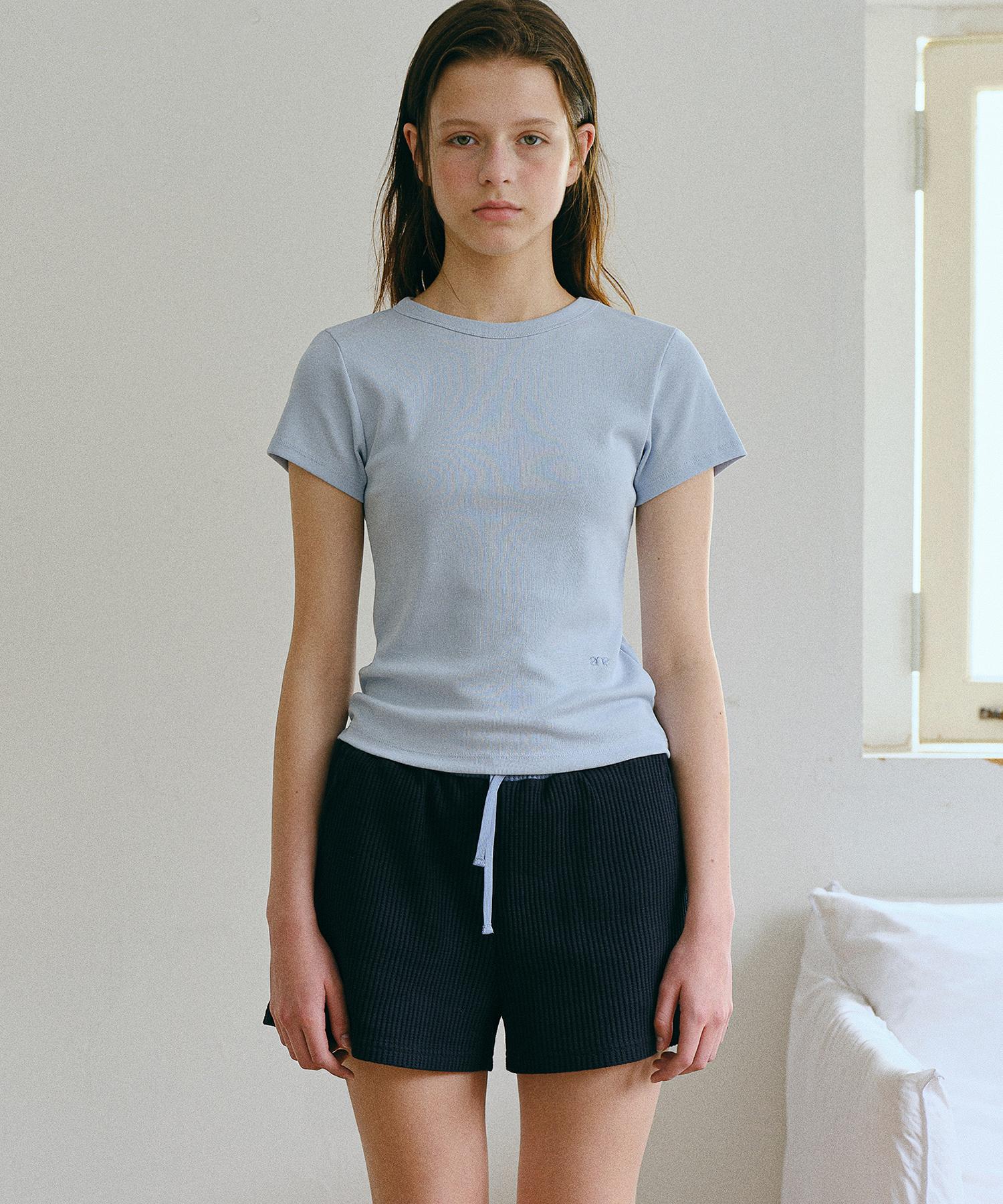 Annies Bessette Half Tee (Light Blue) Light Blue