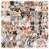 100 Watercolor Cartoon Dog Doodle Stickers Car Suitcase Skateboard Decoration Stickers Waterproof Creative Cartoon Stickers