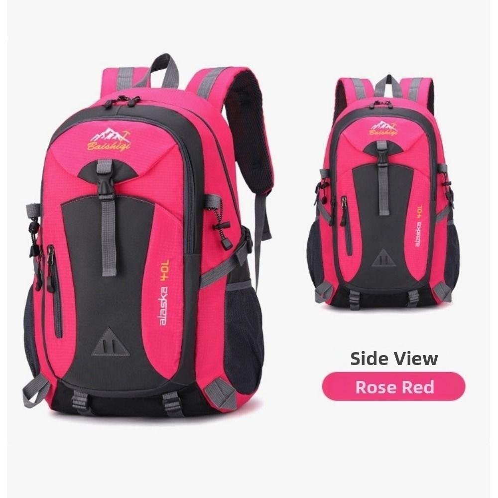 Zaino da Escursionismo 40L Zaino da Viaggio Impermeabile Borsa da Alpinismo di Alta Qualità per Uomo Donna