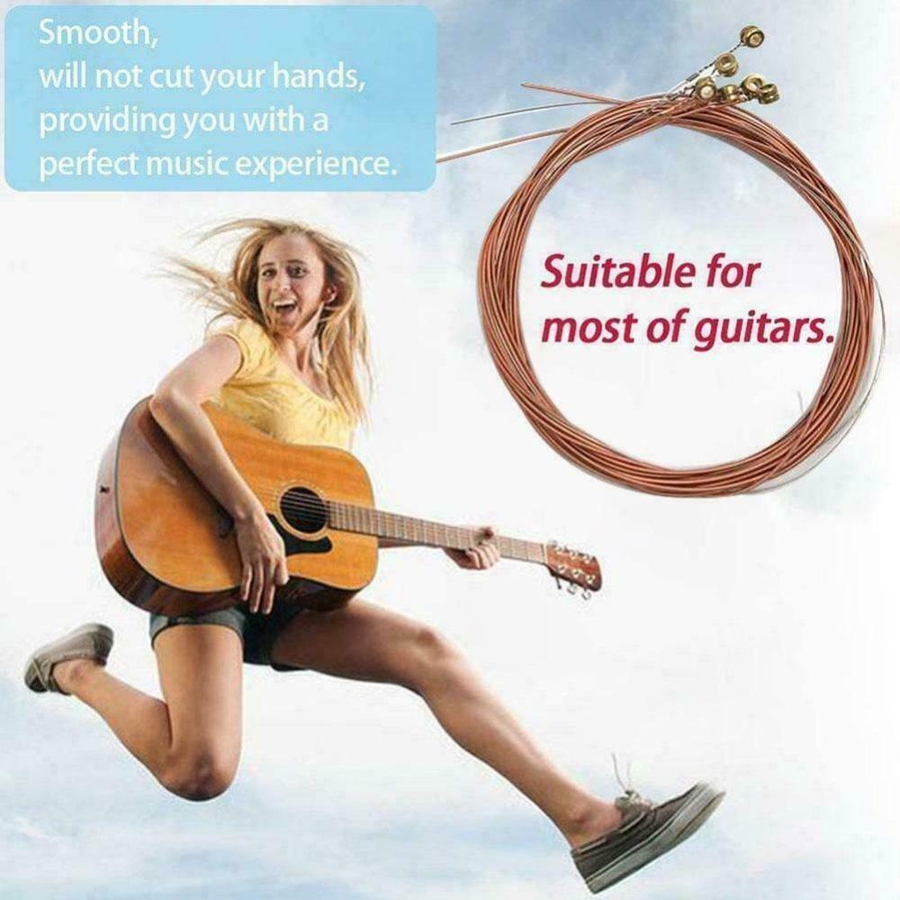 6Pcs Durable Guitar Strings Copper Alloy Nylgut Strings Ukelele Accessories
