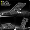 Rotating Folding Stand Matte Case For Xiaomi 14T Magnetic Armor Phone Case For Xiaomi 14T 14 T Pro Slide Camera Protection Cover