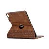 For iPad (2025)/10.9 (2022) Case Rotating Stand Building Block Imprinted Leather Tablet Cover