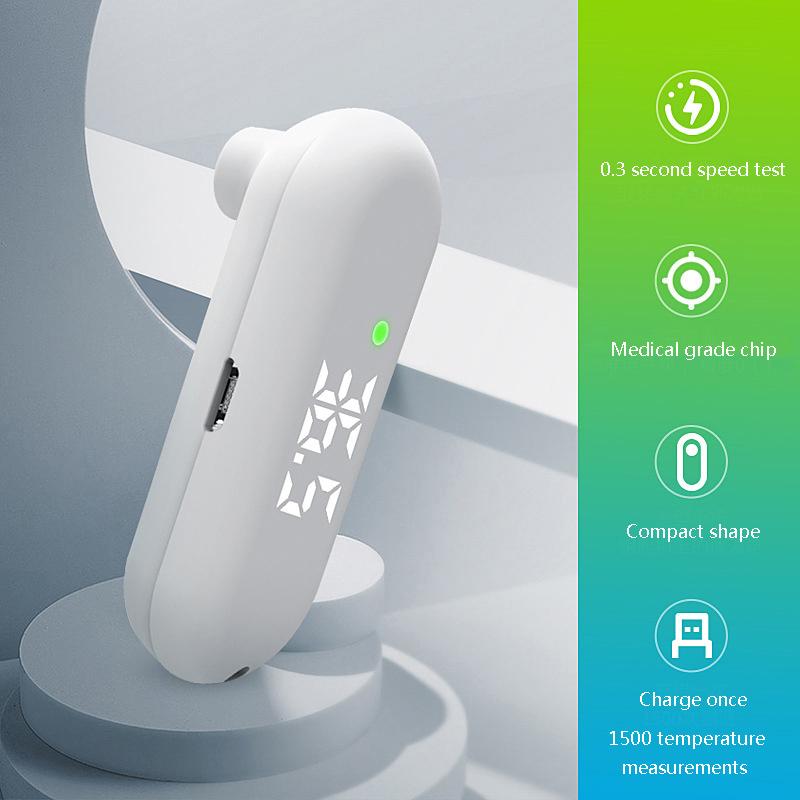 Rechargeable Forehead Thermometer Mini Usb Termometer Digital Baby Monitor Body Temperature Children'S Infrared Fever Meter