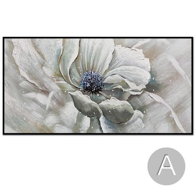 

Абстрактное европейское стильное цветочное полотно, постер, домашнее настенное искусство, подвесная живопись, принт, картина, декор для гостиной, фреска, Рождественский подарок 20cm×40cm NoFrame