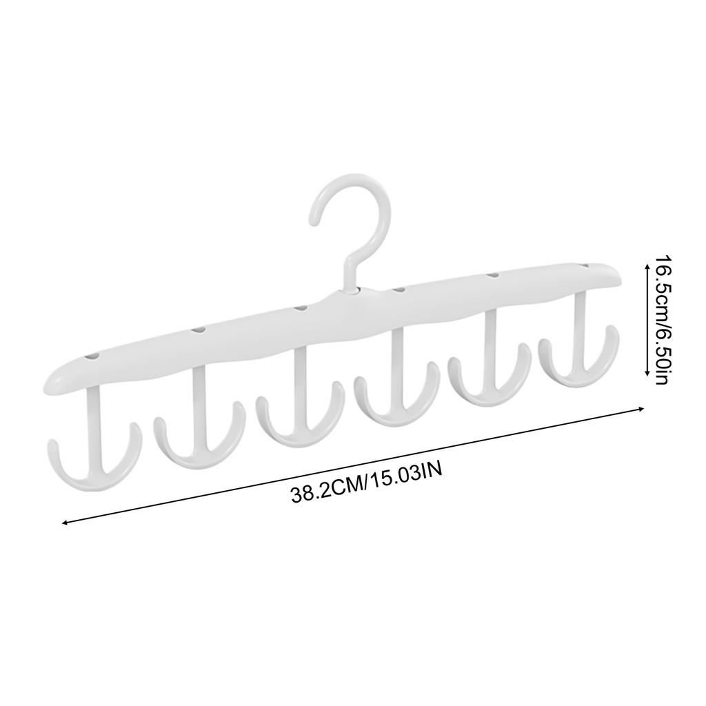 Multi-Function Hanger For Underwear And Straps With Non-Slip Hooks For Home And Dorm Use
