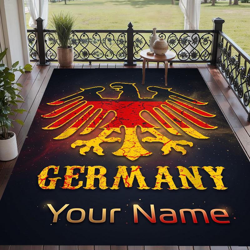 Custom Text Printed Rug Eintracht Frankfurt Non Slip Floor Carpet For Home Room Decor