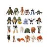 Cross-Border 24 2-4 Inch Classic Mountains and Seas Hand Figures - Shark Plush Ornaments Boxed Stick Figure Game
